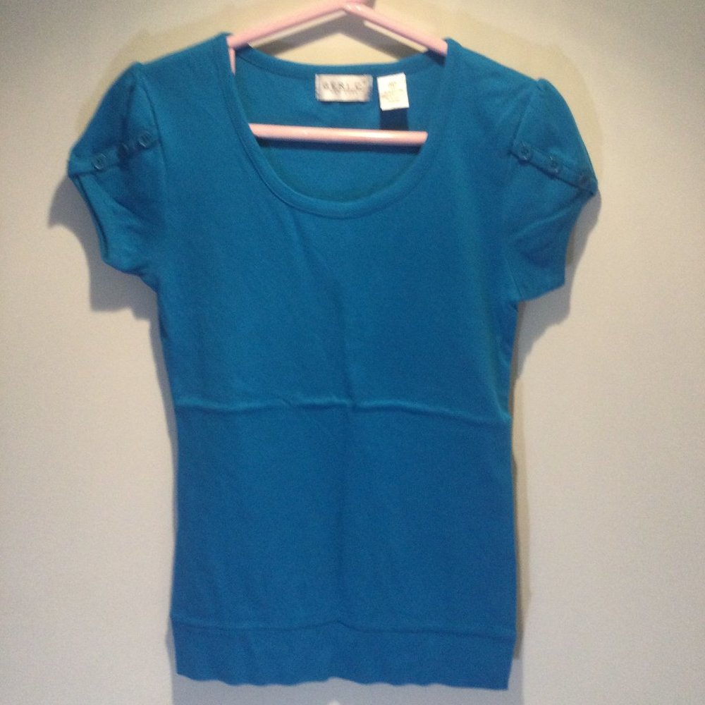 3/ $24 Women Blue Shortsleeves Tee-Shirt Size:XL